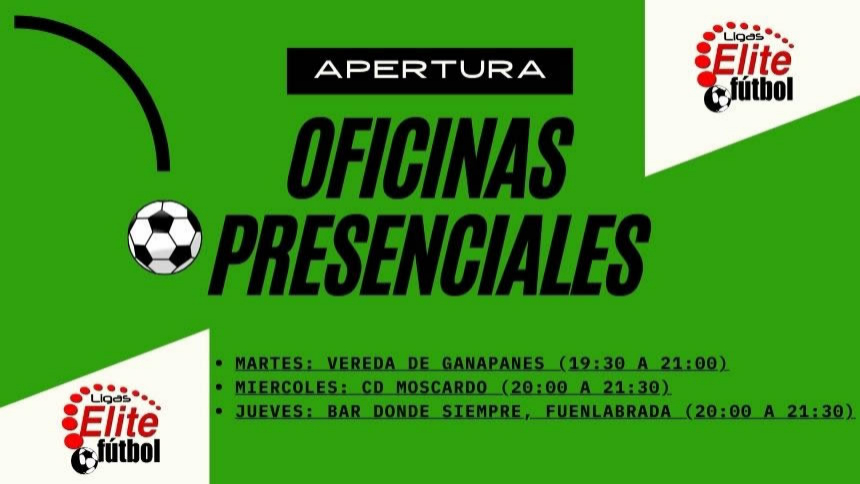 OFICINAS PRESENCIALES ABIERTAS